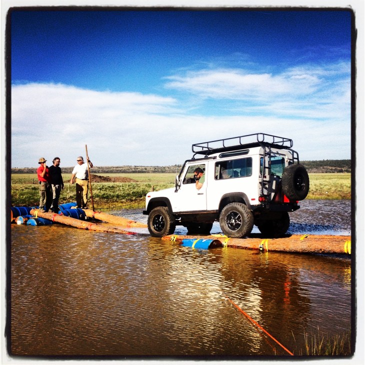 Land Rover Water Crossing