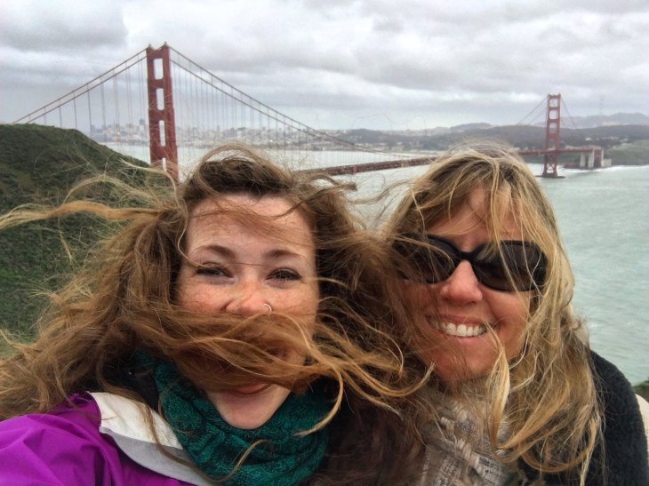 Harriet and Sarah Golden Gate Bridge