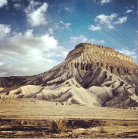 The beautiful Mt. Garfield