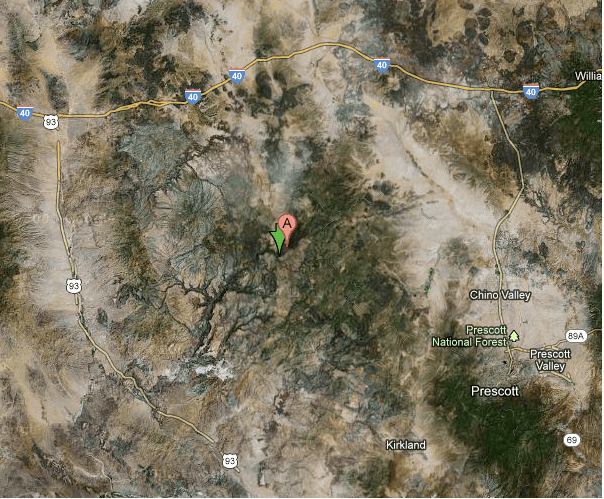Google Map Giant Canyon